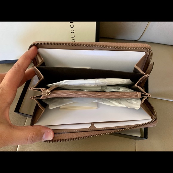 X NFS XGucci Marmont zip around wallet- full size - Picture 7 of 12